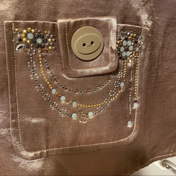 Christine Alexander Gold/Brown Jacket Large - Picture 5 of 9